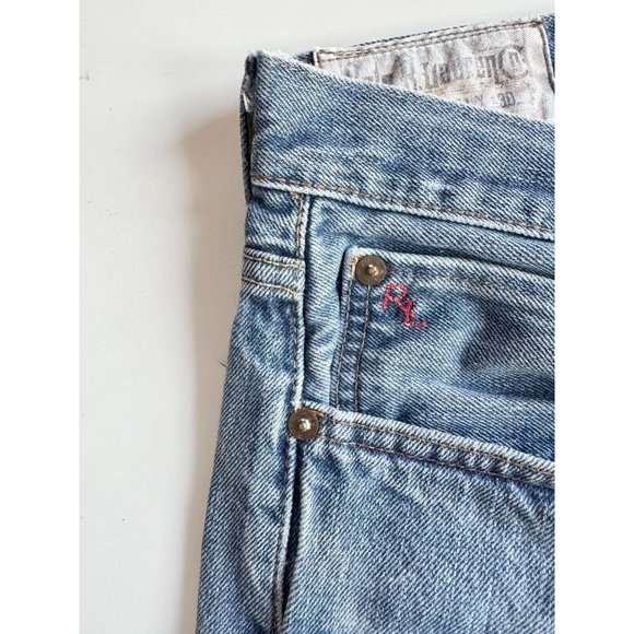 Men's POLO RALPH LAUREN Cortlandt 300 Elkhorn Straight Leg Jeans, Size 34/30 - Picture 3 of 16
